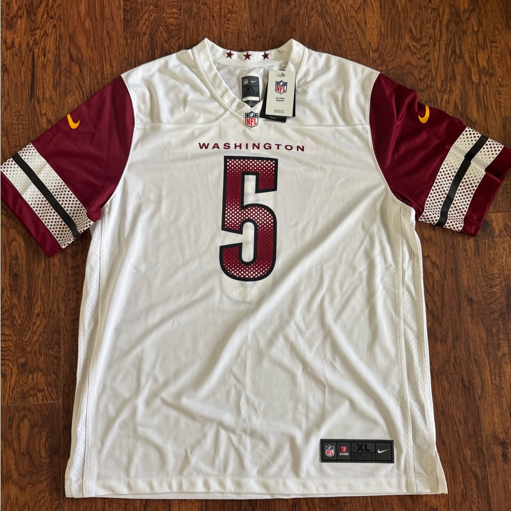 Jayden Daniels - Nike White NFL On Field Jersey